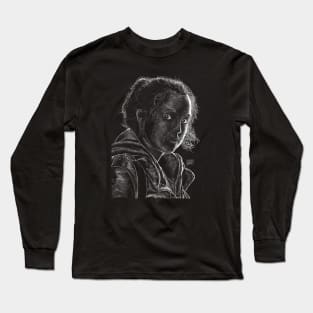 Bella Ramsey as Ellie from The Last of Us chalk style Long Sleeve T-Shirt